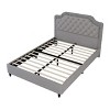 TOAOTBNBO Upholstered King Bed with Storage, Modern King Size Bed with Button Tufted Headboard, Soft Platform Bed for Good Sleep - 2 of 4