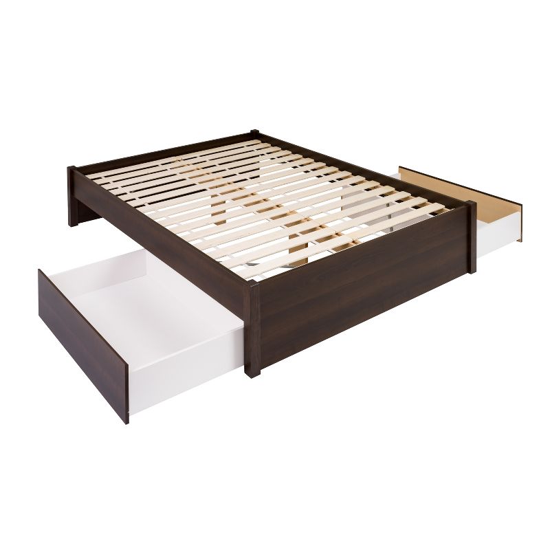 Select 4 - Post Platform Bed with 2 Drawers - Prepac, 4 of 9