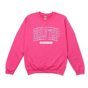 Simply Sage Market Women's Graphic Sweatshirt Girls Trip Varsity - 1 of 3