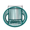 PAGED Outdoor Dining Chairs Set of 2 Stylish Patio Chairs with Matte Crackle Finish for Backyard, Garden - 4 of 4