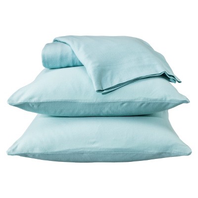 Twin XL Jersey Sheet Set Aqua - Room Essentials™