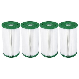 Coleman 90358E Type IV/Type B Swimming Pool Filter Pump Replacement Cartridges for 2,500 Gallons Per Hour Filter Pumps (4 Pack) - 1 of 4
