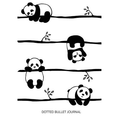 Cute Pandas - Dotted Bullet Journal - by  Blank Classic (Paperback)