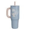 Zak Designs 40oz Stainless Steel Vacuum Insulated Tumbler with Silicone Straw - 2 of 4