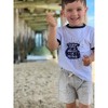 Gender Neutral Boy's Bluepeter Short - ME & HENRY - 3 of 3