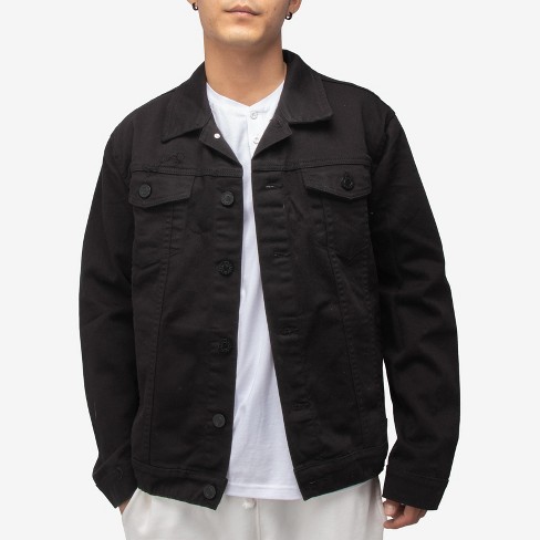 Black denim hot sale jacket target