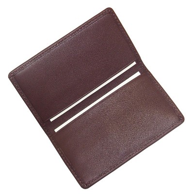 Royce Leather Business Card Case Burgundy (401-BURG-5)