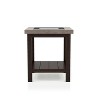 Alpinista Faux Marble End Table Dark Walnut - HOMES: Inside + Out - 2 of 3