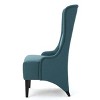 Hrinhom 23.3"W High-Back Dining Chair with Wooden Legs - 2 of 4