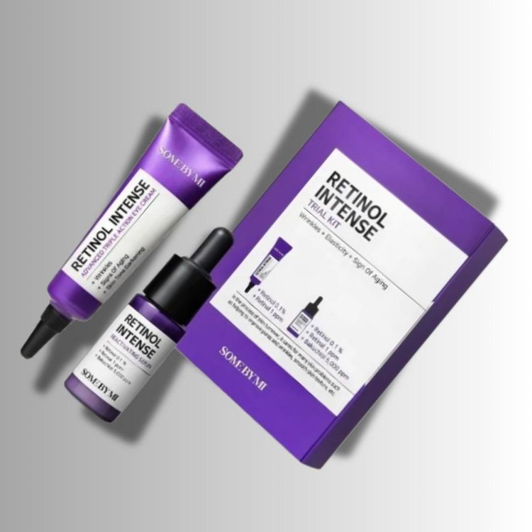 Some by Mi Retinol Intense Trial Kit (2 pcs) | This serum is infused with retinol, retinal and bakuchiol to boost skin - DUO SET KIT, 2 of 3