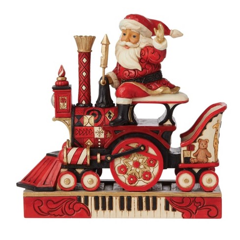 Jim Shore 8.25 In Explore A World Of Wonder Fao Schwarz Santa Train Santa Figurines - image 1 of 3