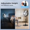 Tangkula 20" High Velocity Pedestal Fan w/3 Speeds 360 Degree Tilt & Adjustable Height - 4 of 4