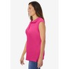 Woman Within Plus Size Sleeveless Polo Tunic - 4 of 4