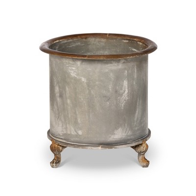 Park Hill Collection Footed Creamery Tank Planter, Medium