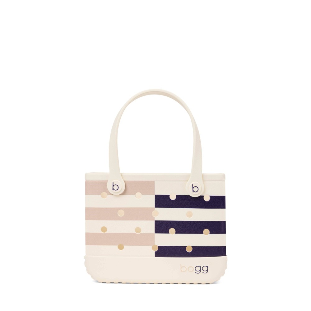 Bogg Bag Bitty Tote Bag - Breton Striped Blue