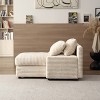 MAYEERTY Spacious L-Shaped Sectional Sofa - Corduroy  Convertible Chaise & Storage - Family-Friendly Design - 4 of 4