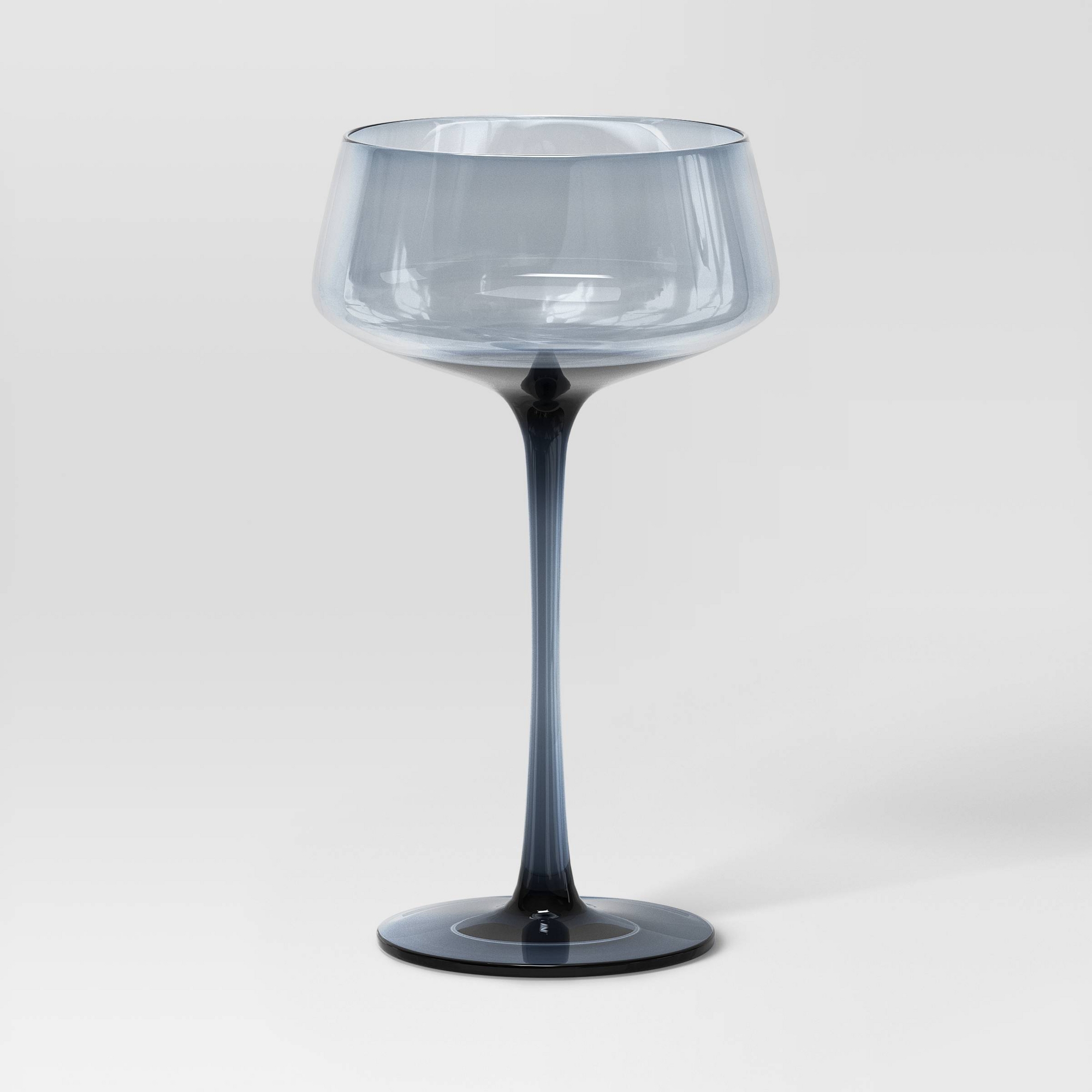 9.8oz Cocktail Coupe Glass Blue - Threshold™