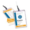 Avery Lanyard-Style Badge Holder w/Laser/Inkjet Inserts, Top Load, 4.25 x 6, WE, 25/PK - 2 of 2