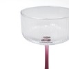 8.2 fl oz Ribbed Coupe Glasses Maroon - Bullseye's Playground™ - 3 of 3