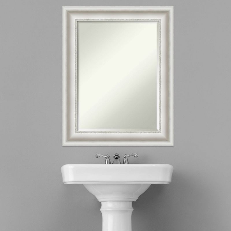 Parlor Framed Bathroom Vanity Wall Mirror White - Amanti Art, 6 of 11