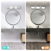 DOMETOUR (Same as W1340110596/L2011) Bathroom Vanity Lighting 3-Light LED Vanity Lights Over Mirror Bath Wall Lighting - 3 of 4