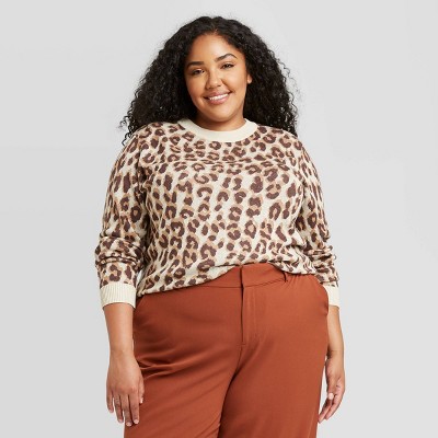 target leopard sweater