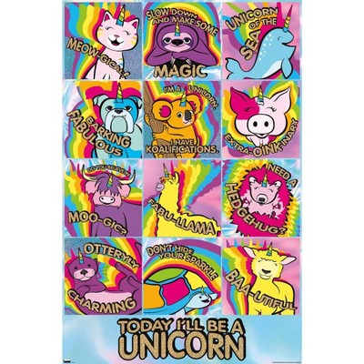 Trends International Ellie Ripberger - Unicreatures Unframed Wall Poster Prints