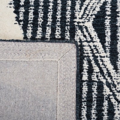 Ivory Elegance 59'' Hand-Tufted Wool Rectangular Rug