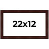 PosterPalooza | Distressed Brown Picture Frame - UV Acrylic, Backing Board, Hanging Hardware Included - 2 of 4