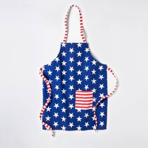 Americana Star Print Grill Cooking Apron - Red/White/Blue - Sun Squad