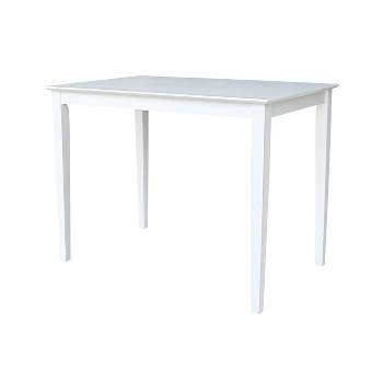 Solid Wood 30 X 48" Dining Table White - International Concepts