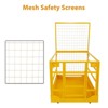 Forklift Safety Cage, 43x45 Inches Heavy Duty Man Basket with Harness - 1300LBS Load for 2 People - 3 of 4