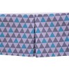 Bacati - Woodlands Gray/Aqua Triangles Boys Cotton Crib/Toddler Boys Cotton Crib Skirt - 3 of 4