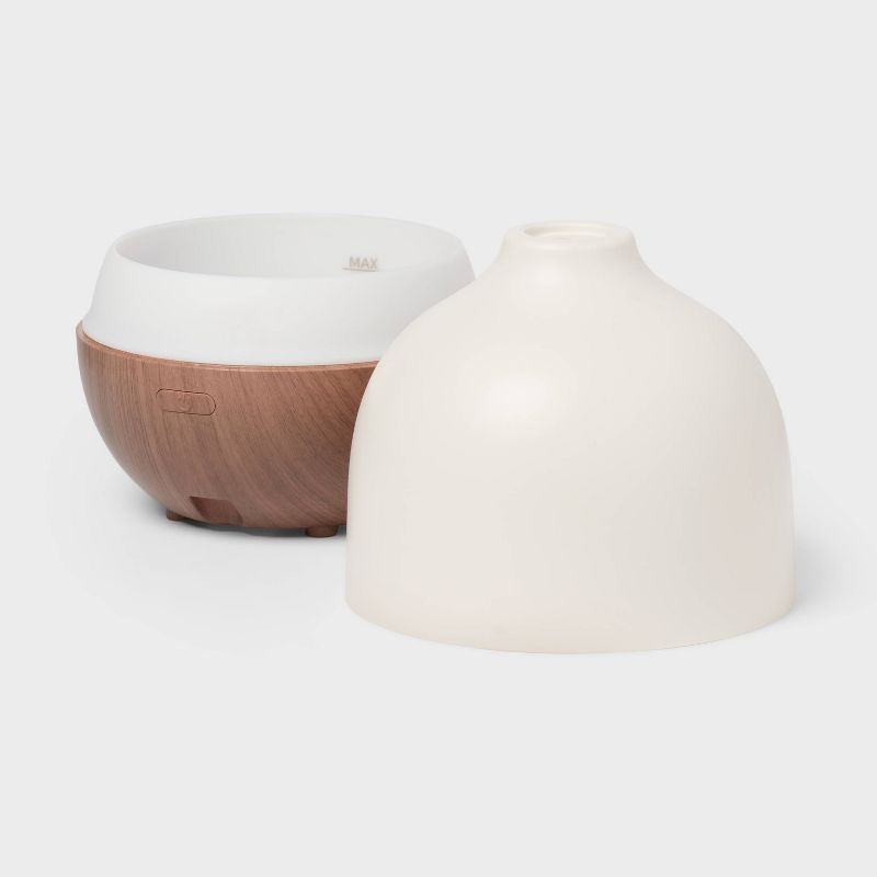 White Top and Woodgrain Base 300ml Large Diffuser - Threshold&#8482;, 4 of 5