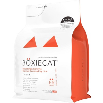 Boxiecat Extra Strength Scent-Free Premium Clumping Litter - 28lbs