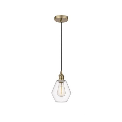 Cindyrella - 1 Light Mini Pendant In Industrial Style-10.25 Inches Tall and 6 Inches Wide