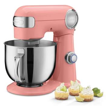 Household Kitchen Stand Mixers Attachement Pink Color Dough Mixer