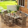 WestinTrends 7 Piece Outdoor Patio Dining Set Outdoor Table and Armchair Set - 2 of 2