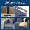 Coucheta Accent Chair Collection - Chenille Loveseat Reading Chairs, Tool-Free Setup, Comfy Arm Chairs for Living Room & Bedroom, Multiple Colors - 4 of 4
