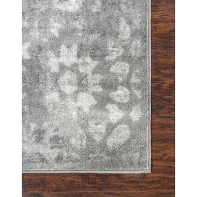 Larvotto Sofia 6'1" x 9' Reversible Gray Indoor Area Rug