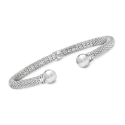 Ross-Simons Sterling Silver Ball Cuff Bracelet