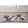 World Rug Gallery Contemporary Abstract Cushioned Anti Fatigue Standing Kitchen Mat - 2 of 4