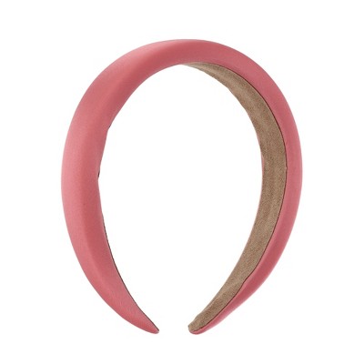 Unique Bargains Women's Classic Satin Sponge Headband 6.3"x5.91" 1 Pc