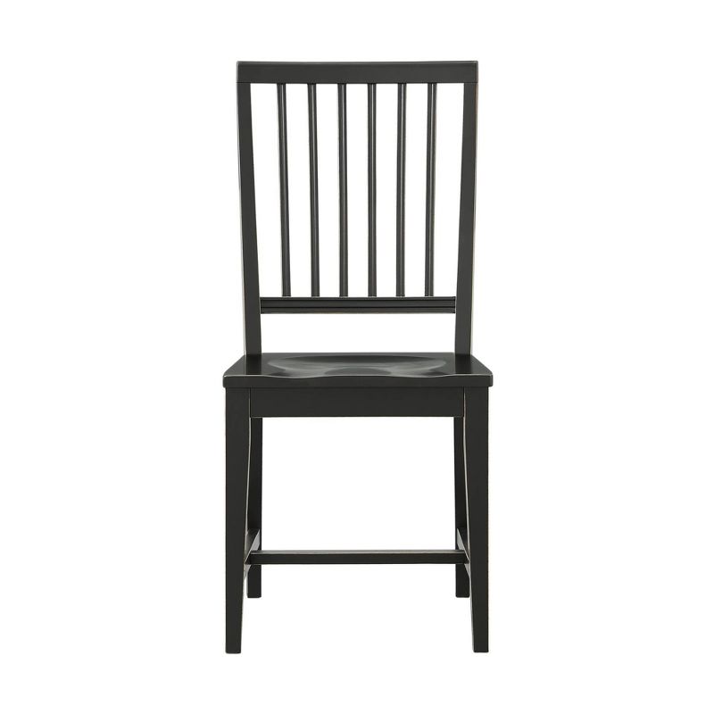 Set of 2 Vienna Wood Dining Armless Chairs - Alaterre Furniture, 5 of 20
