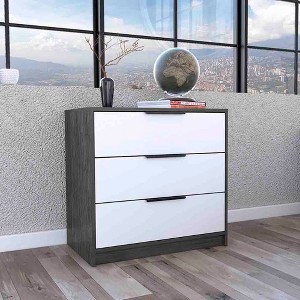 RISOKEYS 3 Drawers Dresser with 3 Wide Drawers,Object Decorative and Other Objects, ,for Bedroom and Living Room - 1 of 4