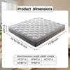 TiramisuBest 12 Inch Hybrid Mattress Pocket Spring CertiPUR-US Certified Foam Medium Firm Memory Foam in a Box - 3 of 4