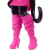 Monster High 12.7" Catty Noir Fashion Doll Pink Hair/Pink Eyes with Pet Cat Amulette and Accessories - 4 of 4