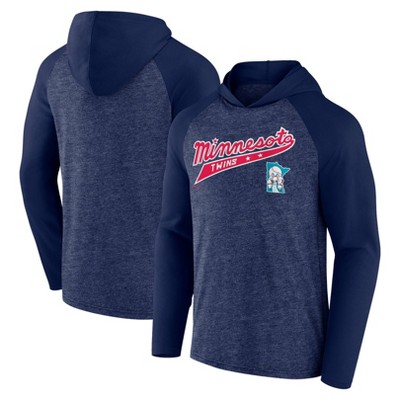 MLB Minnesota Twins Men's Lightweight Hooded Sweatshirt