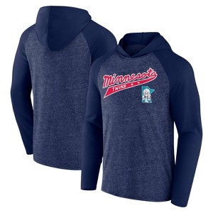 MLB Minnesota Twins Men's Lightweight Hooded Sweatshirt - 1 of 3