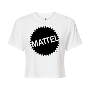 Women's - Mattel - Mattel Original Logo Cropped Graphic T-Shirt - 1 of 4